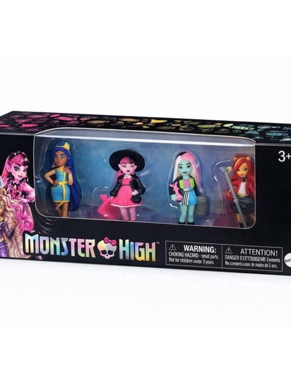 G3 Monster High Mini Vinyl Doll Figures Collectible Set of 4 NIB